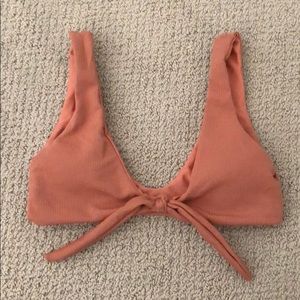 Deep Plunge Bow Bikini Top